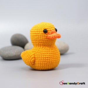 Stuffed rubber ducky Yellow rubber duck plushie Gift for bath ducks collector, baby shower gift, nursery decor image 5