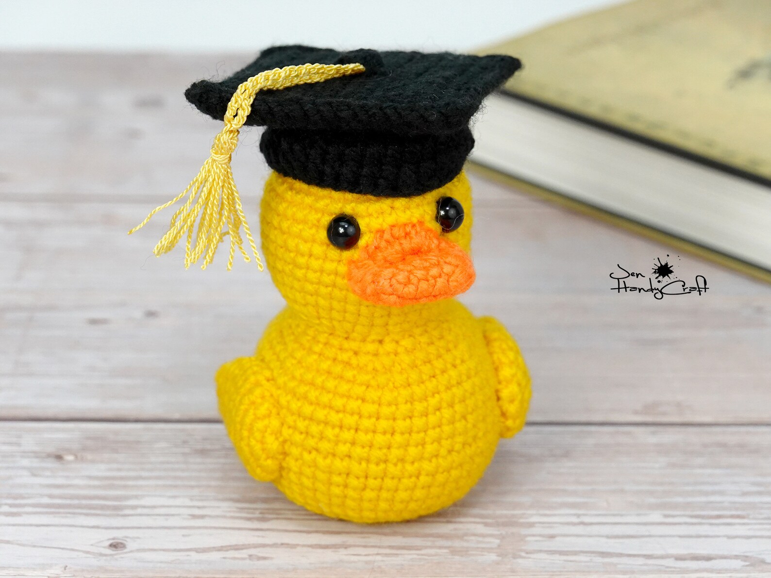 Graduation rubber duck plushie Stuffed rubber ducky with Etsy