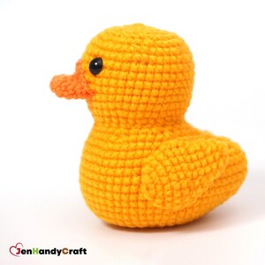 Stuffed rubber ducky Yellow rubber duck plushie Gift for bath ducks collector, baby shower gift, nursery decor image 3