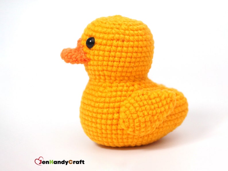 Stuffed rubber ducky Yellow rubber duck plushie Gift for bath ducks collector, baby shower gift, nursery decor image 3