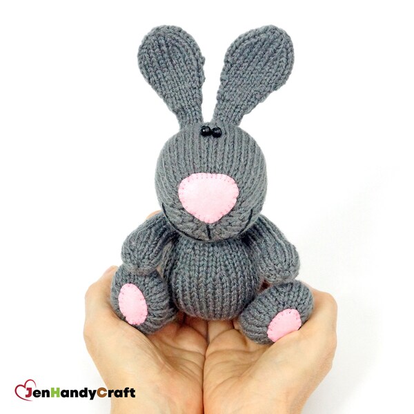 Bunny stuffed animal - Cute bunny rabbit plushie - Stuffed Easter bunny, Easter basket stuffer