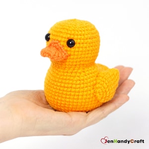 Stuffed rubber ducky Yellow rubber duck plushie Gift for bath ducks collector, baby shower gift, nursery decor image 1