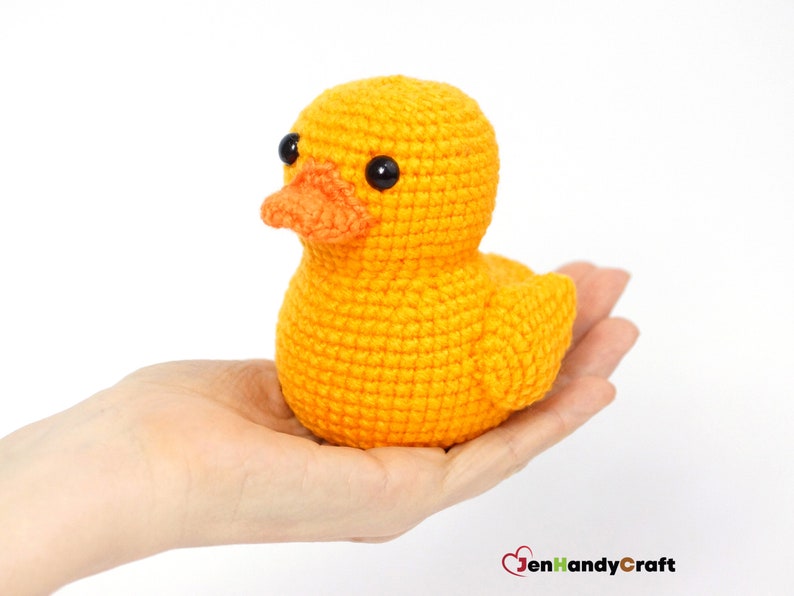 Stuffed rubber ducky Yellow rubber duck plushie Gift for bath ducks collector, baby shower gift, nursery decor image 1