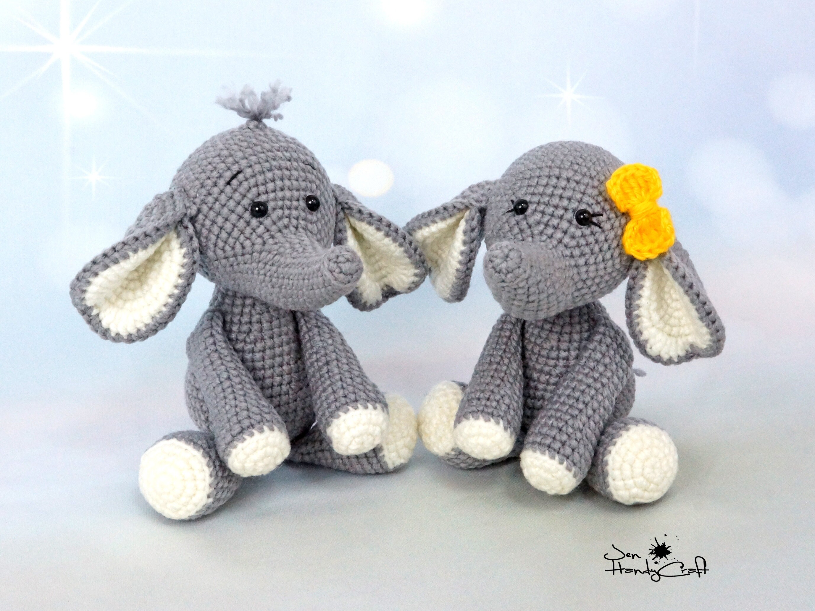 Stuffed Elephant Twins Cute Elephant Plushie Twins Baby Etsy Australia