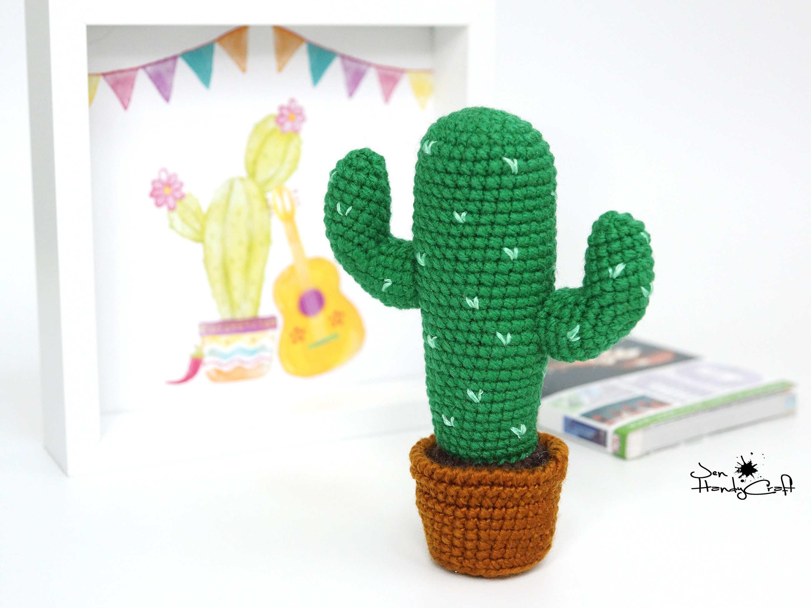 Künstlicher Saguaro Kaktus im Topf Gefüllte Kaktuspflanze | Etsy