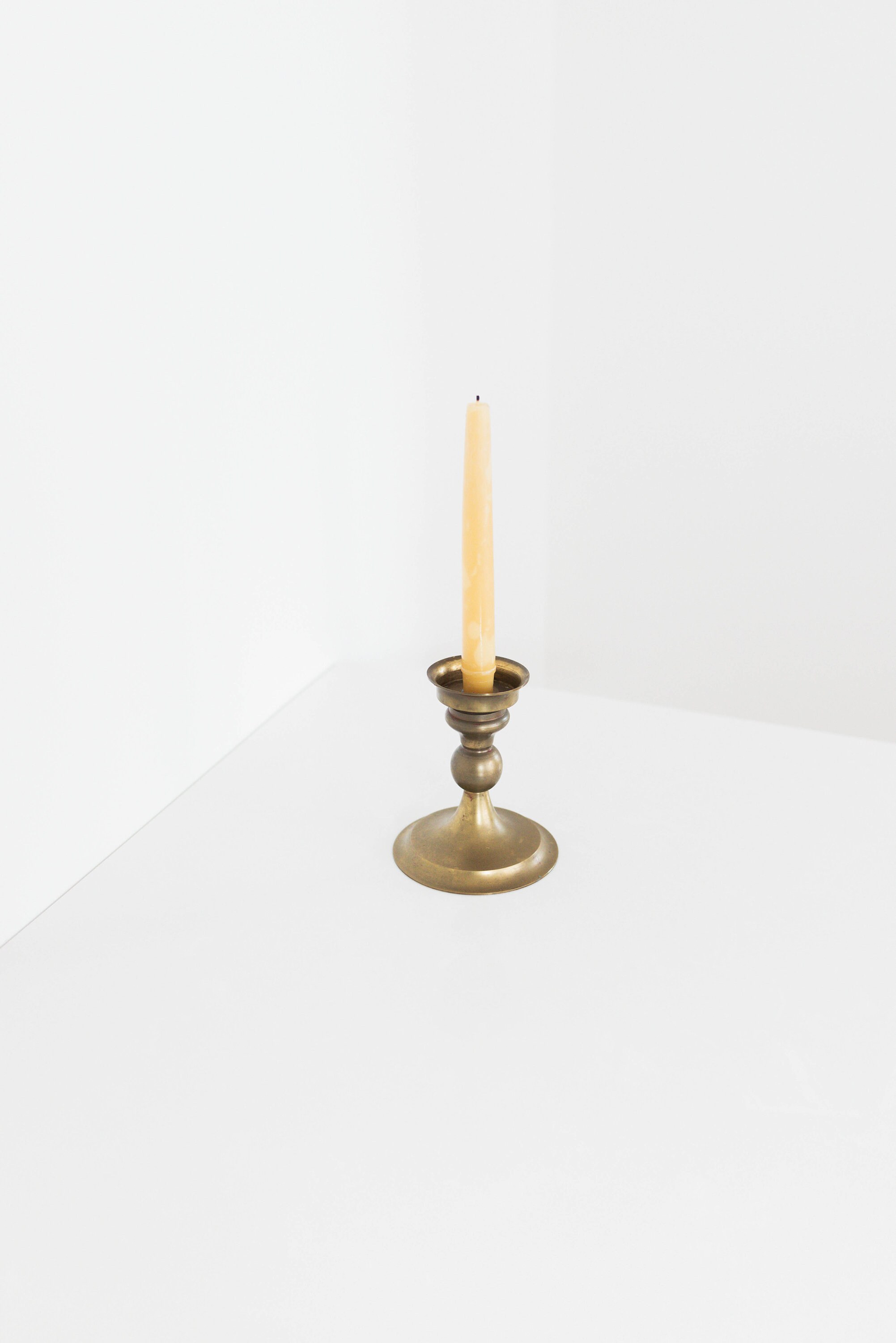 Vintage Brass Candlestick Holder Vintage Brass Tea Light Etsy