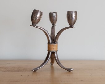 Vintage Silver Plated Rogers Bros. "Flair" Candlestick Holder