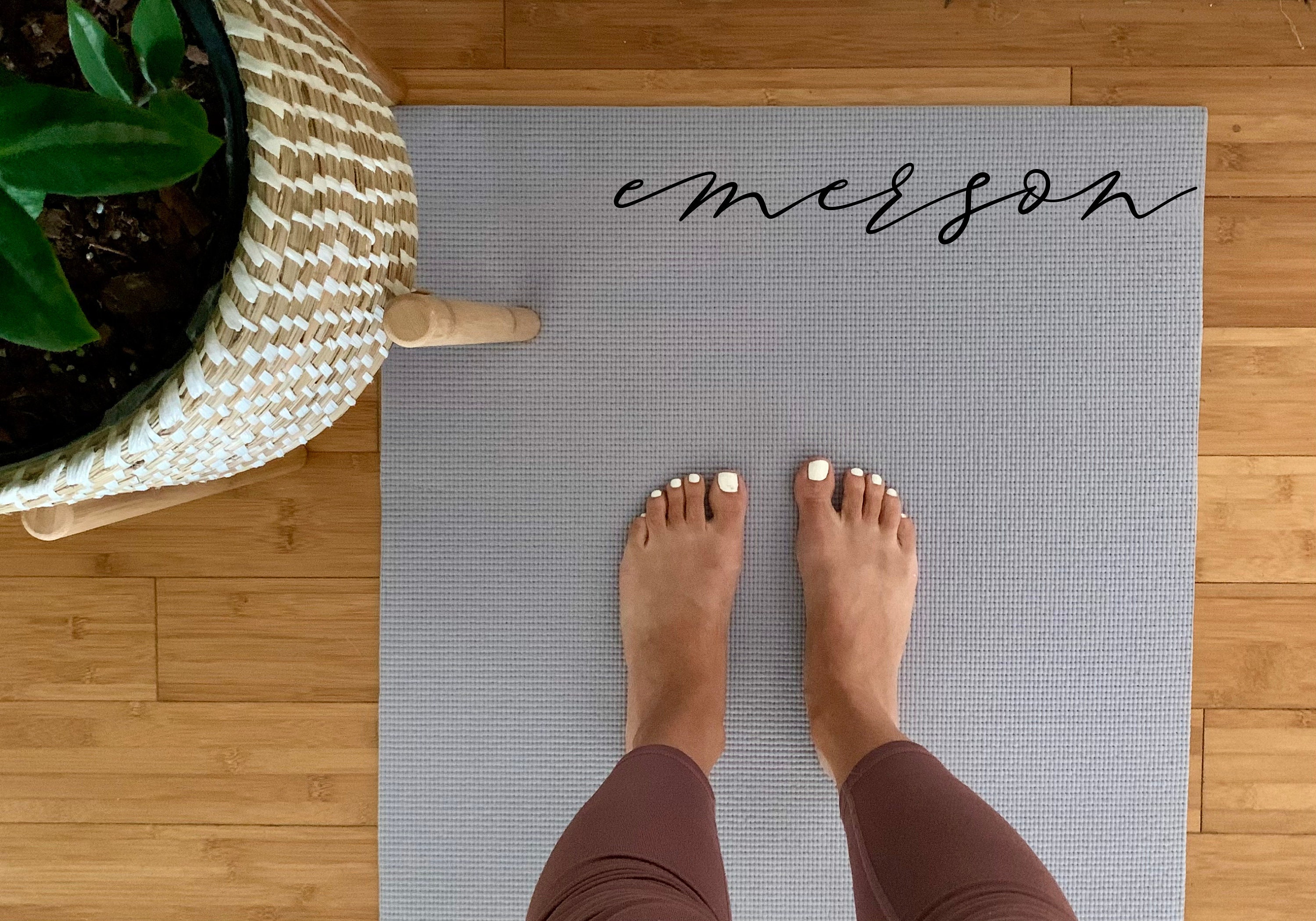 Personalized yoga mat yoga mat gifts for her yoga Etsy