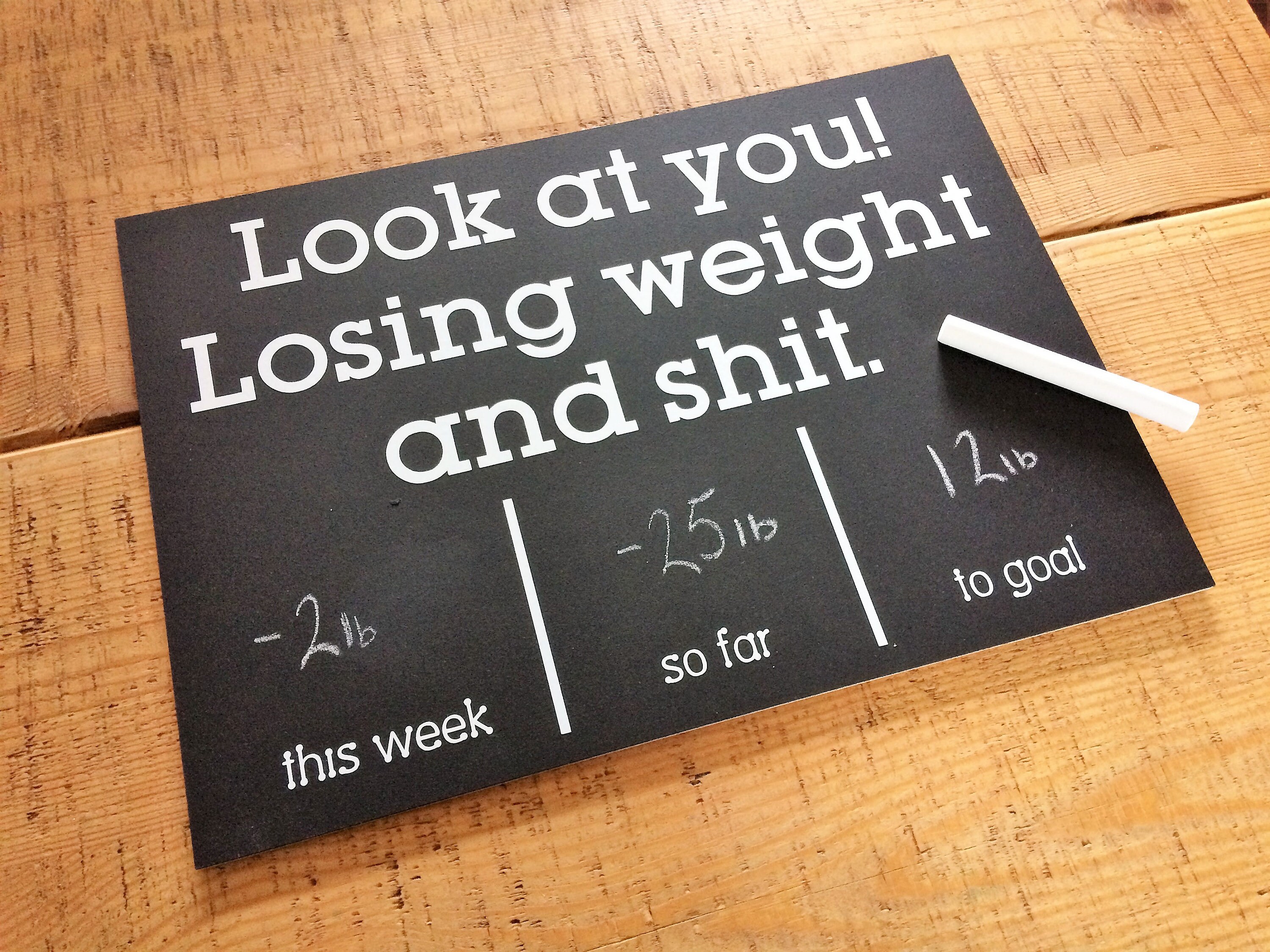 Funny Weight Loss Gift Look At You Losing Weight And Shit Etsy