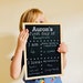 Reusable Back to School Chalkboard Sign - Personalised Back to School Sign - First Day of School - First Day Of Nursery - School Photo Prop 