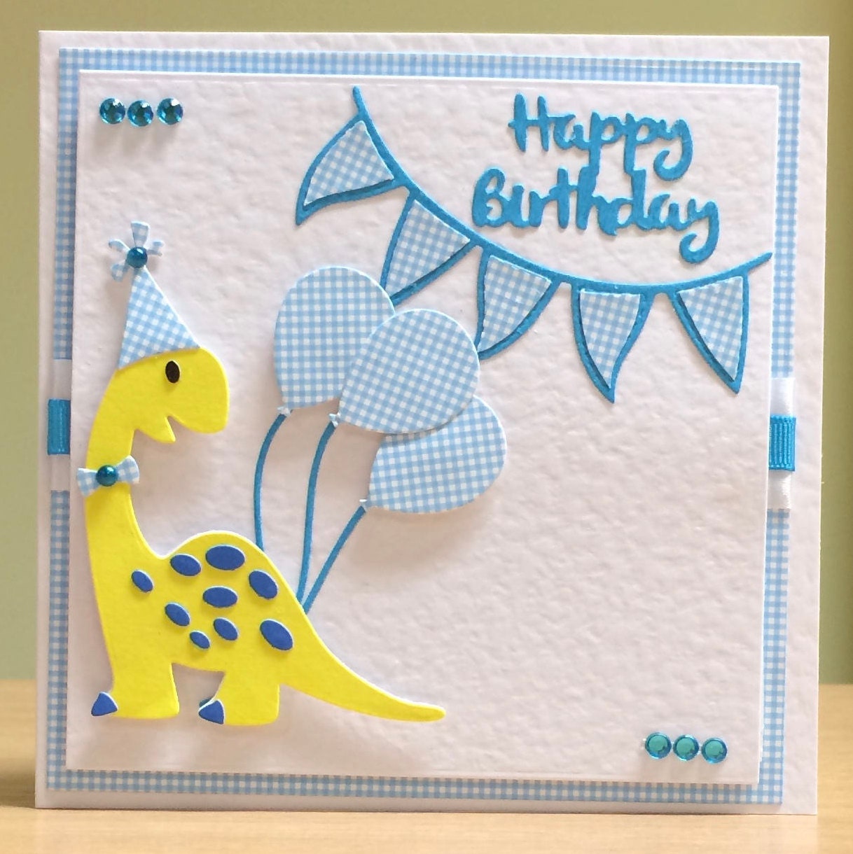 Birthday Card Cute Dinosaur / Duck Birthday Card For | Etsy