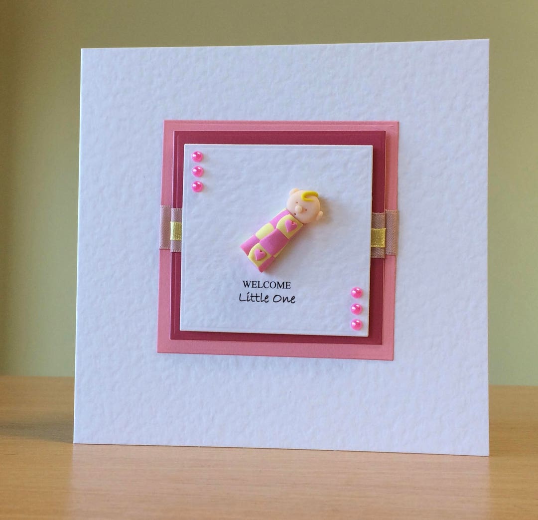 New Baby Card Cute New Baby Card for Boy or Girl New Baby Boy Card New