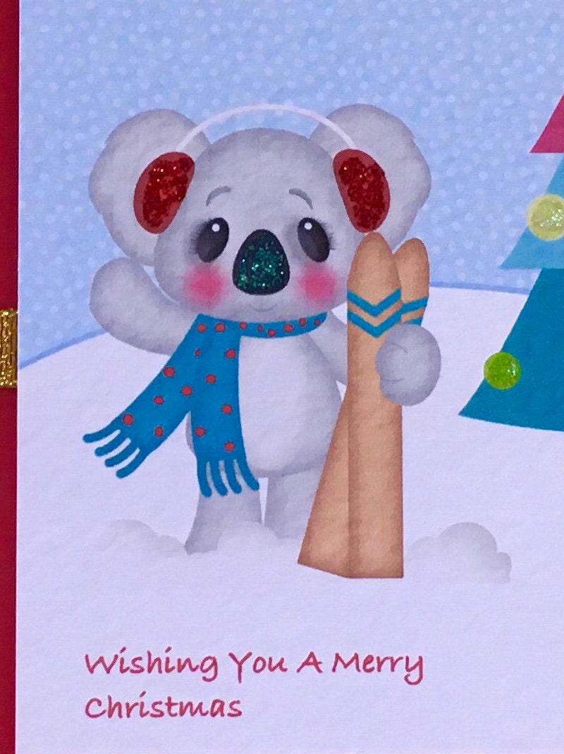 Christmas Card Handmade Children's Christmas Card | Etsy