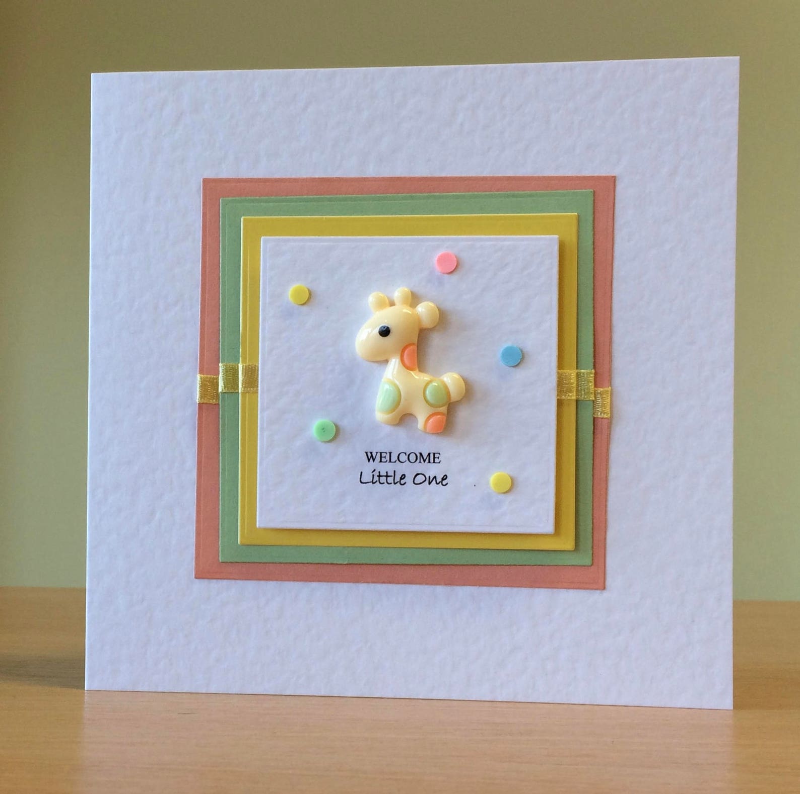 New Baby Card Cute New Baby Card for Boy or Girl New Baby Boy Card New