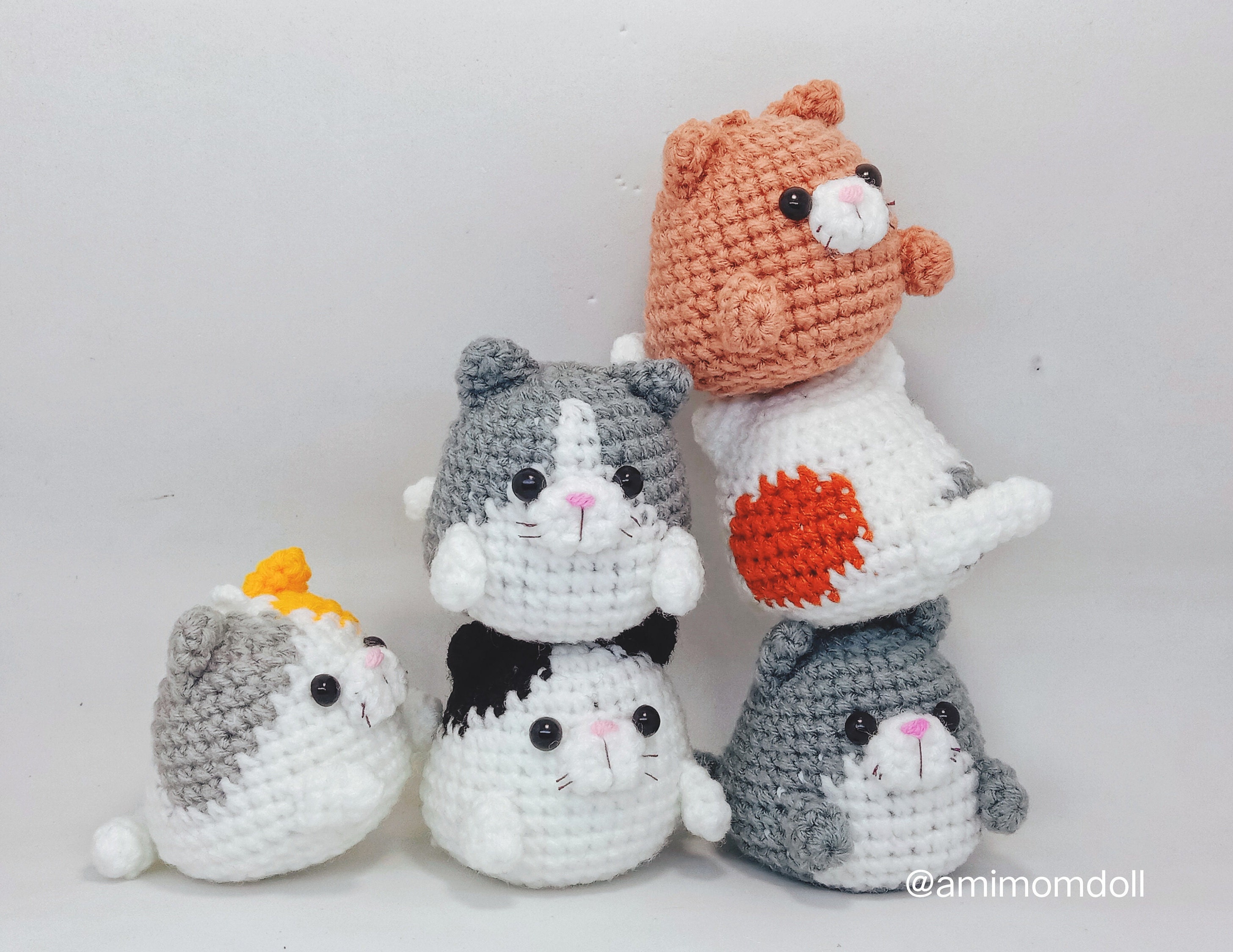 Tiny cat amigurumi Pattern Cat Pattern mini kitty pattern | Etsy