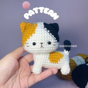 Crochet cat pattern/ calico cat pattern