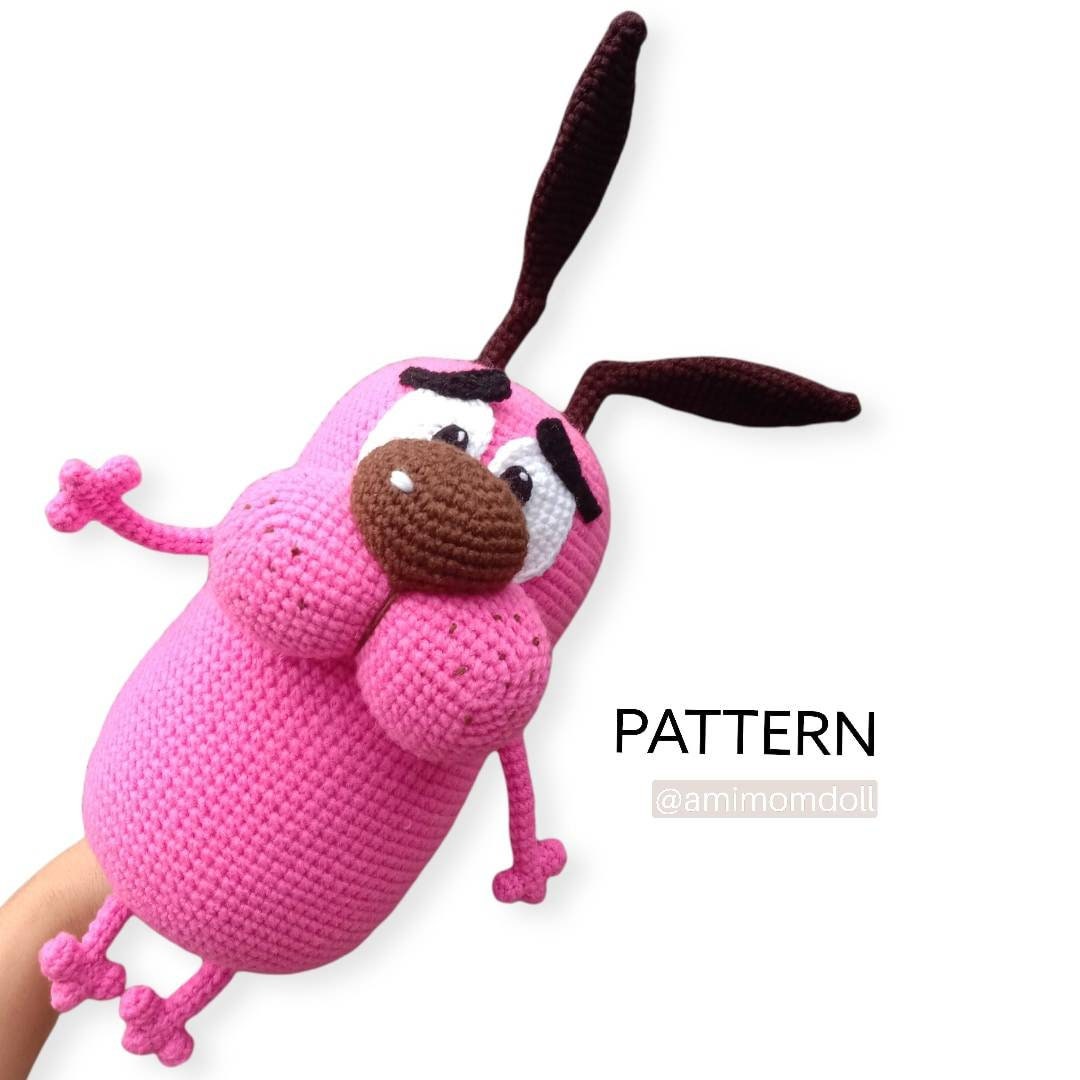 Courage the Cowardly Dog Plush Etsy UK