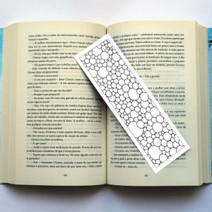Stress Relief Coloring, Stress Relieving Pattern, Coloring Sketch, Coloring Addicts, Gift For Book Readers, Children Bookmark, 15 Bookmarks image 7
