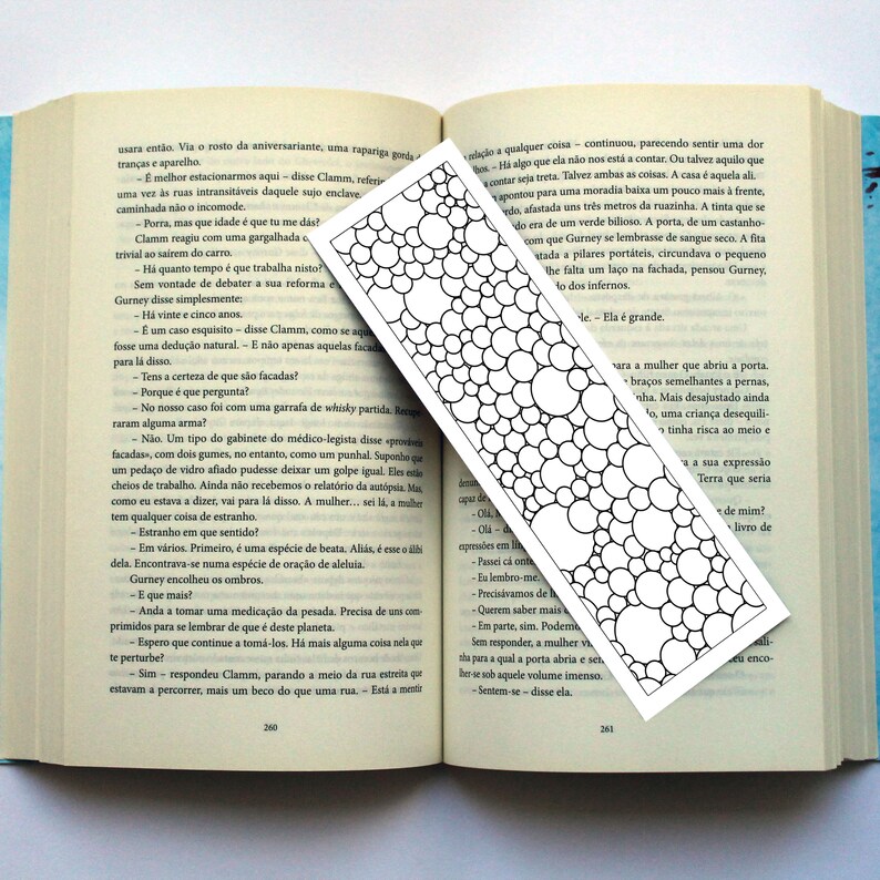 Stress Relief Coloring, Stress Relieving Pattern, Coloring Sketch, Coloring Addicts, Gift For Book Readers, Children Bookmark, 15 Bookmarks image 7