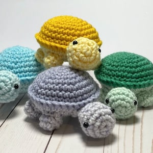 Tiny Turtle Amigurumi PDF Crochet Pattern Download
