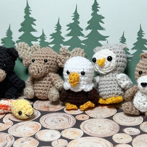 Mini Amigurumi Camping Trip Ebook 12 Crochet Patterns for Camping Themed Amigurumi PDF Download image 5