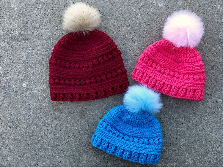 Bead Stitch Hat PDF Crochet Pattern Download Etsy