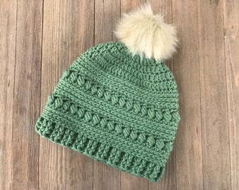 Bead Stitch Hat PDF Crochet Pattern Download