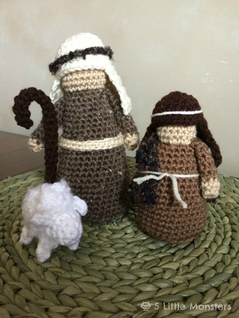 Crocheted Nativity PDF Crochet Pattern Download - Etsy