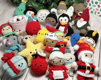 Mini Amigurumi Advent Ebook 24 Häkelanleitungen für Weihnachten PDF Download