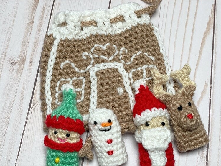 Christmas Finger Puppet Set PDF Crochet Pattern Download - Etsy