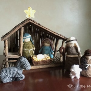 Crocheted Nativity PDF Crochet Pattern Download