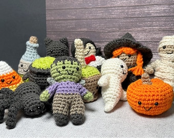 Mini Amigurumi Halloween Ebook 12 Halloween Crochet Patterns PDF Download