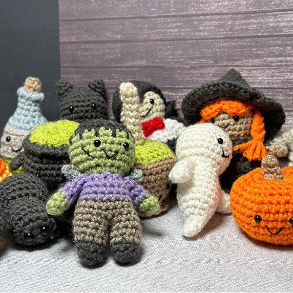 Mini Amigurumi Halloween Ebook 12 Halloween Crochet Patterns PDF Download