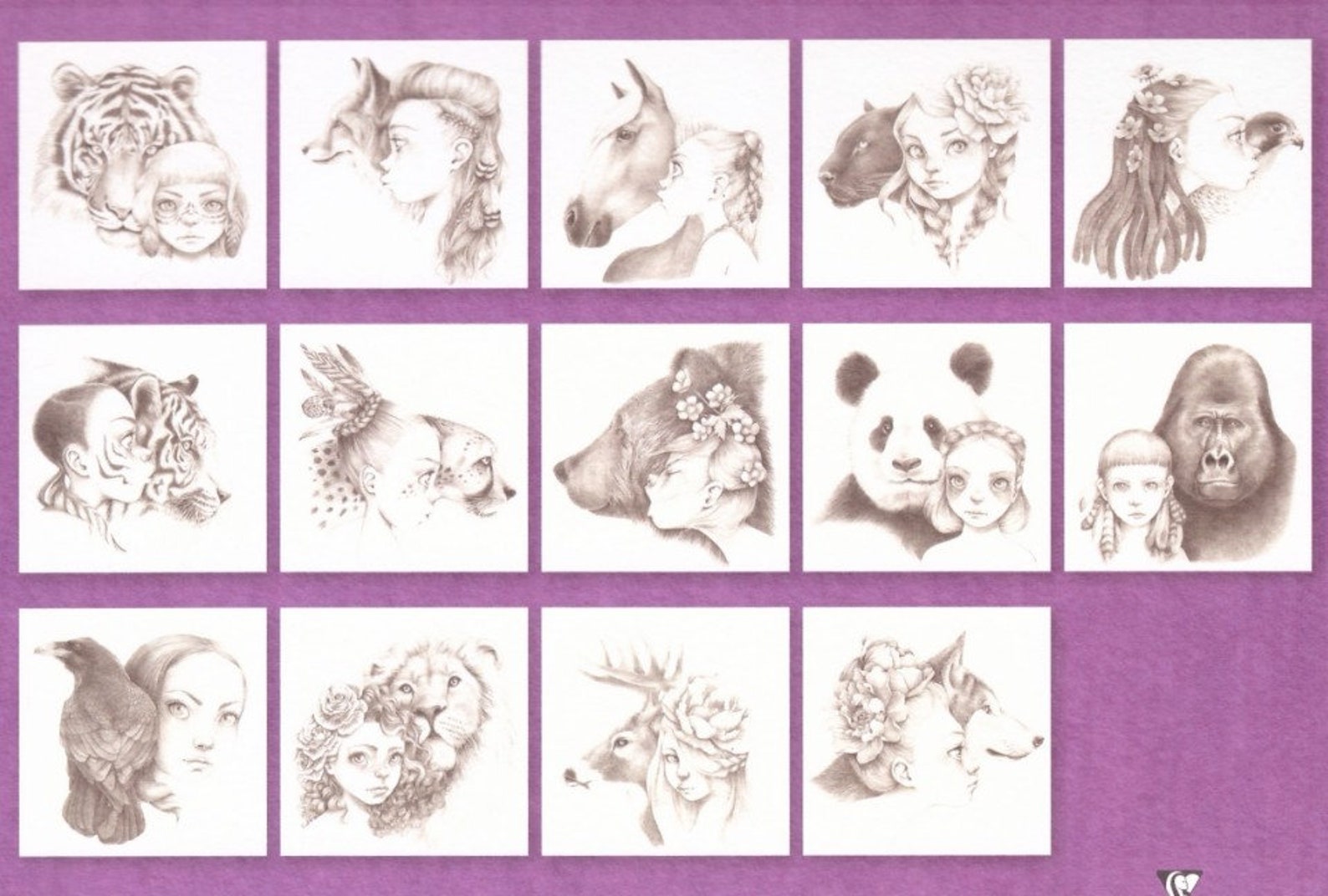 Coloriage Wild 4 Coloring book by Emmanuelle Colin | Etsy