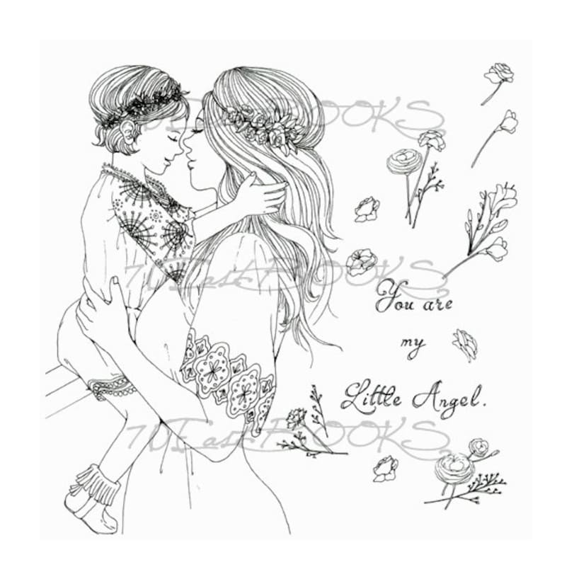 Download Dear Baby coloring book for adult for prenatal education ...