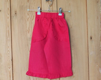 Magenta capri pants