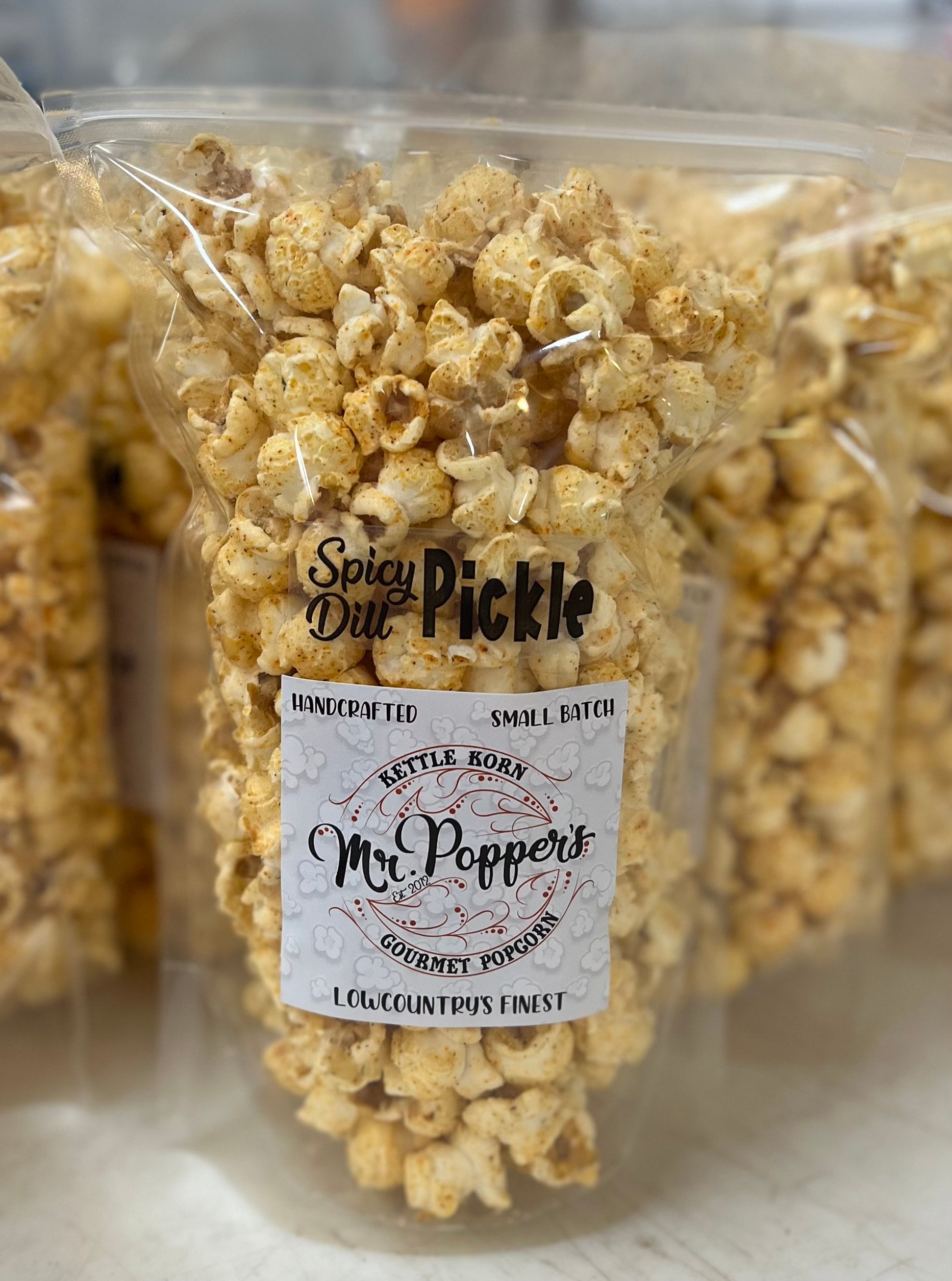 spicy pickle popcorn