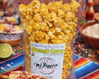 STREET CORN (Everything But the Elote) Spicy Gourmet Popcorn