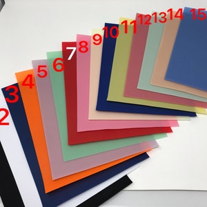 31 colors 0.9 MM Jelly sheets. Waterproof Jelly sheets. Soft and bendyJelly sheets supplies. craft supplies. Listing 3 image 2