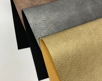 Metallic faux leather sheets. Texture leather sheet. Craft supplies. Leather hair bows supplies. Faux leather Listing F008