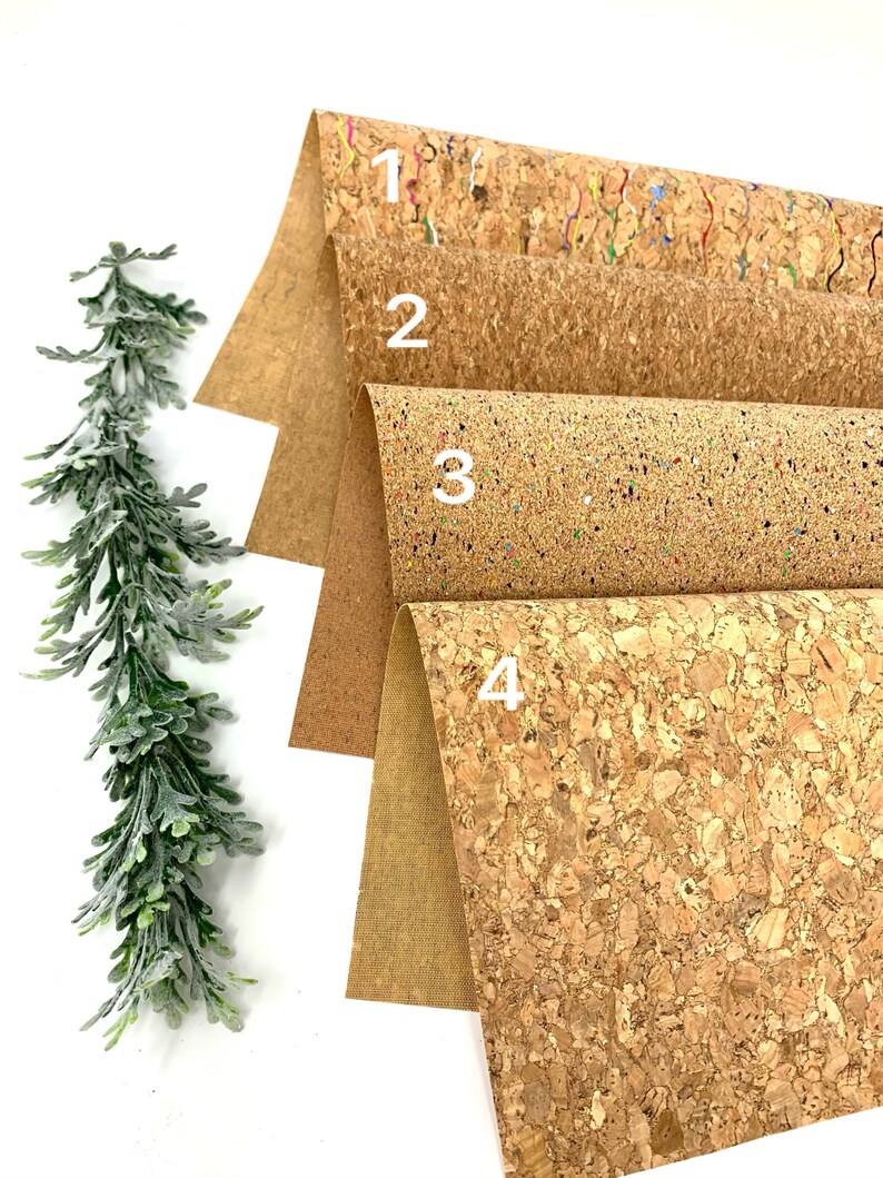 Cork Print. Leather Sheets. Faux Leather Sheets. Leather Craft Etsy