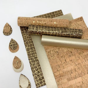 Cork sheets. Faux leather sheets. Glitter sheets. Texture leather sheet. Craft supplies. Earrings. Hair bows. Leather sheets