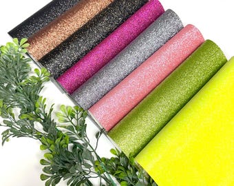 5mm fine  Glitter Canvas Sheets: DIY Craft  Hair Bow Supplies glitter sheet