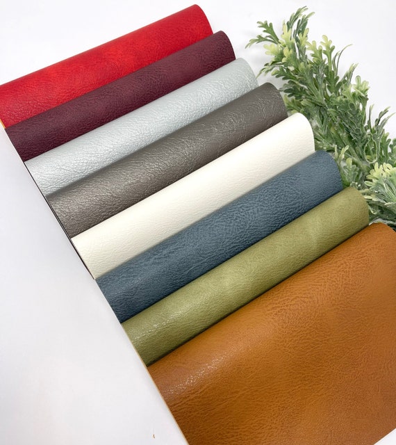 F6680 Texture Faux Leather Sheets. Texture Leather Sheet. Craft Supplies.  Leather Hair Bows Supplies. Faux Leather 