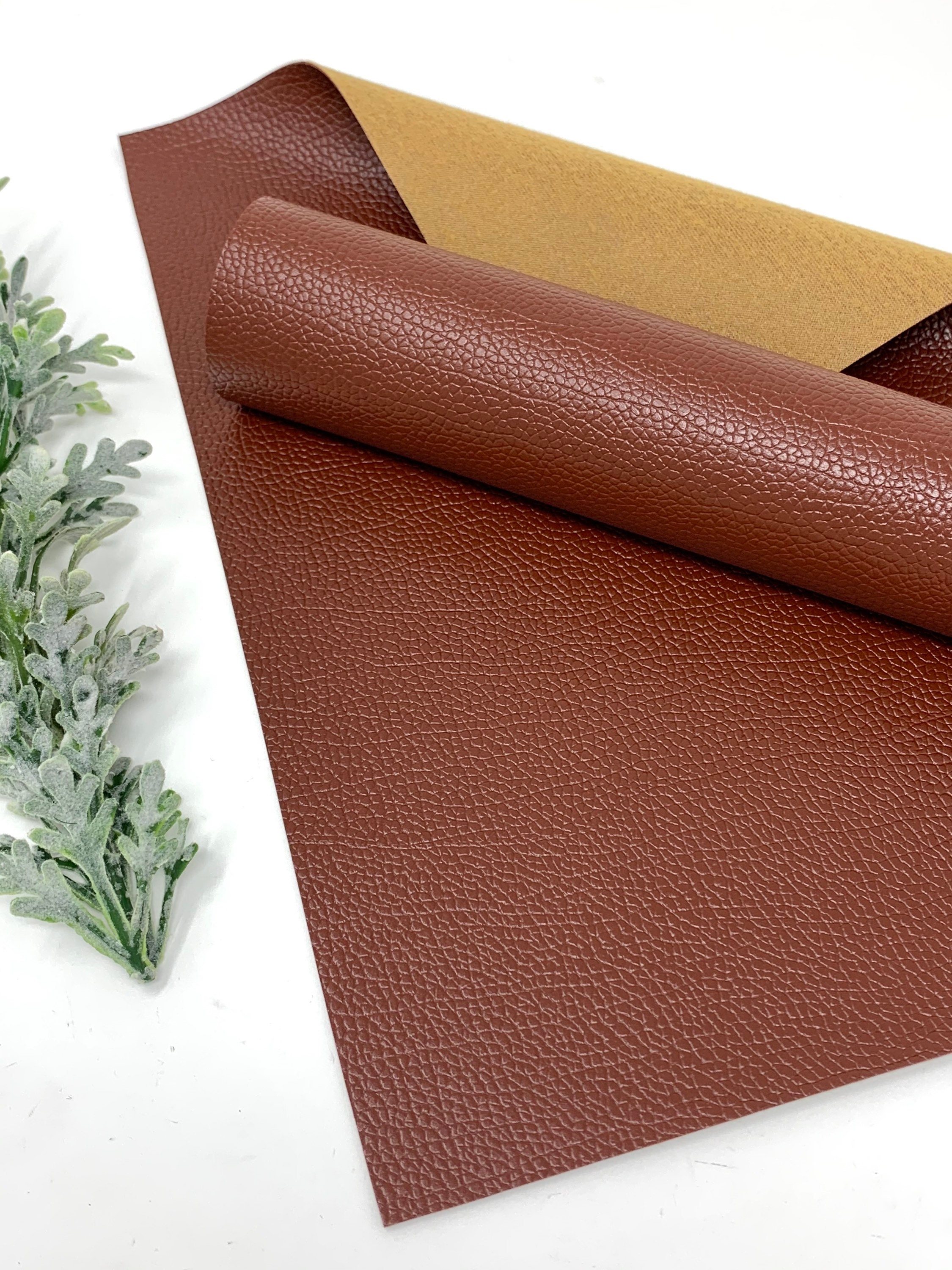 V113 Brown Faux Leather Sheets: 0.9mm Thick Craft Supplies - Etsy