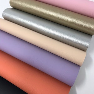 Faux leather sheets. Leather sheets. Faux leather. Craft supplies. Leather supplies. DIY supplies. F529 image 9