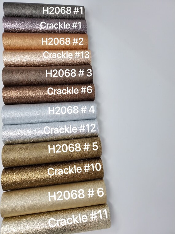 Texture leather sheet Metallic faux leather sheets Craft supplies Leather hair bows supplies Faux leather Listing H2068 Clor #4