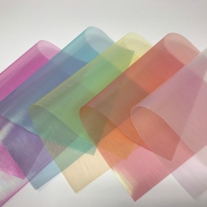 Holographic Transparent sheet. Waterproof jelly sheets. Craft supplies. Hair bows supplies