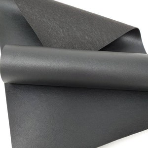 Black. Faux leather sheets. Craft supplies leather sheets. Faux leather hair bows and earrings supplies. Thickness 1.2mm. Listing K3665