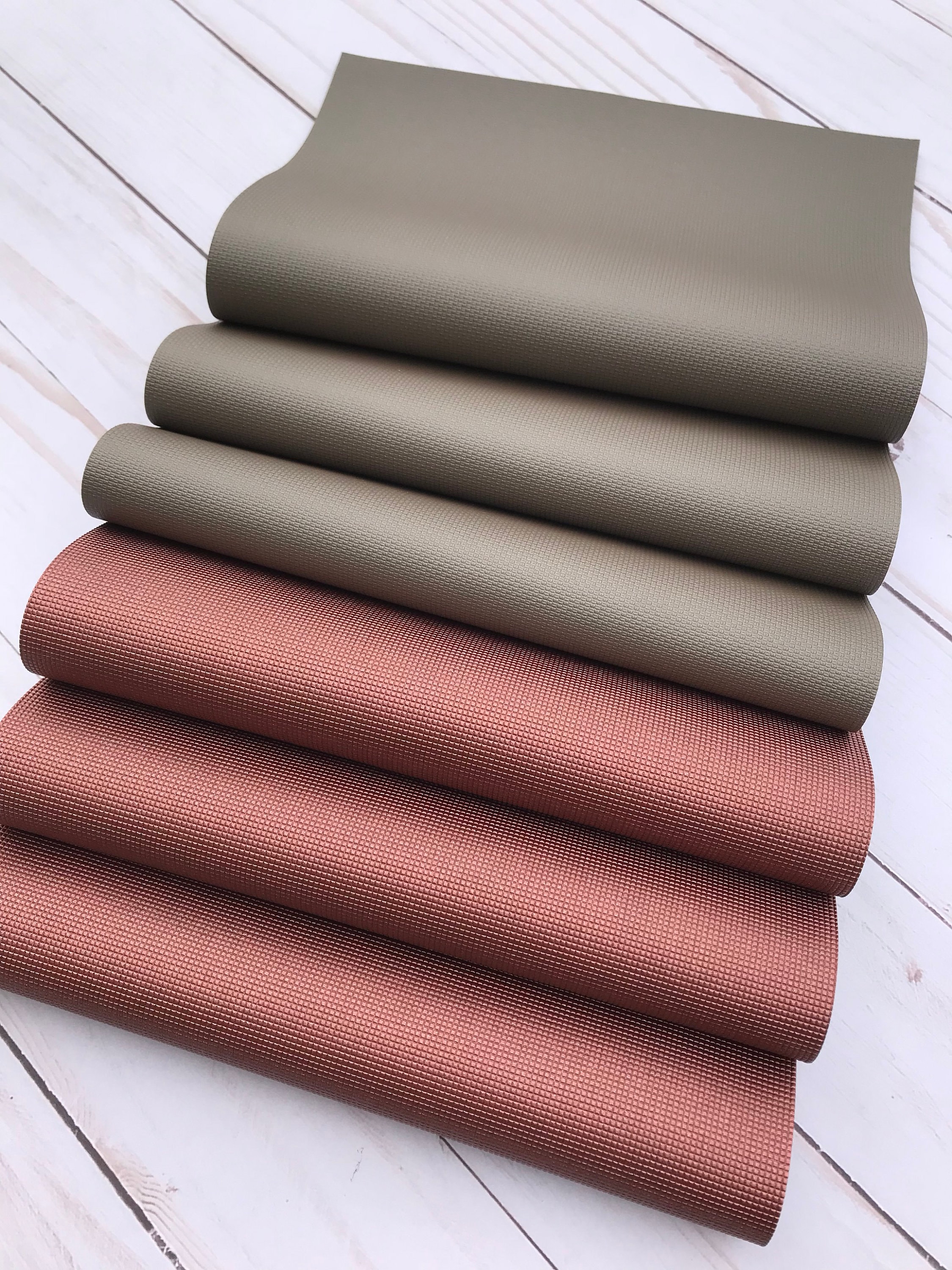 Texture faux leather sheets with tiny squares. Leather Etsy